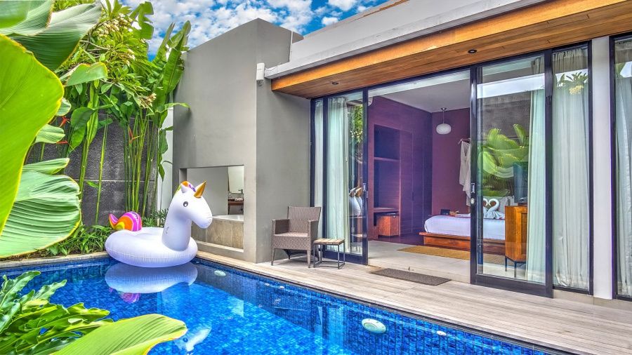 Abia Villas Кута Екстериор снимка
